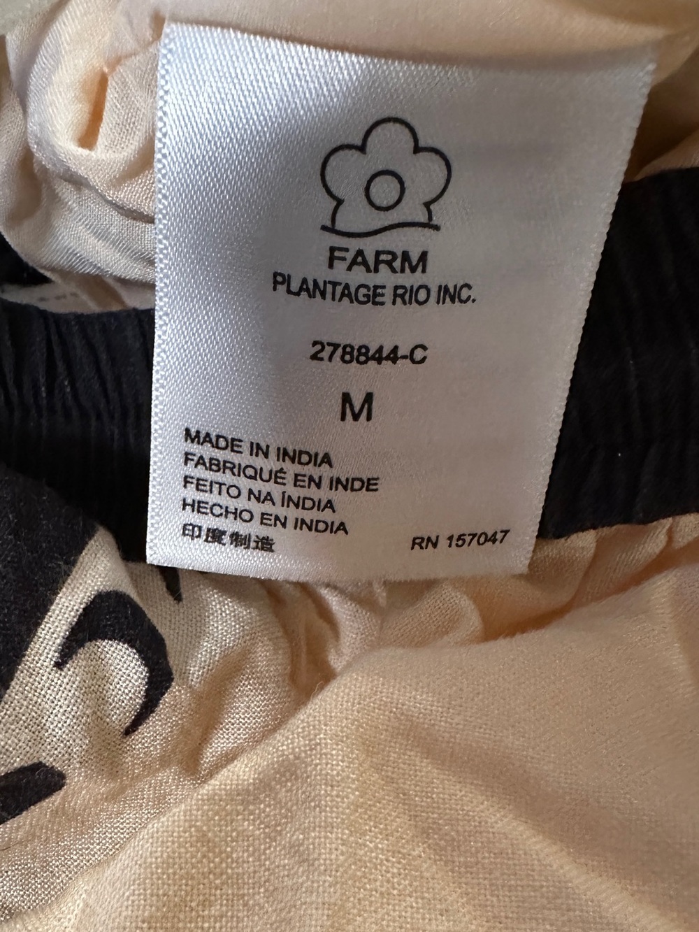 Farm Rio Martina Pull-On Pants Size Medium - Picture 13 of 15
